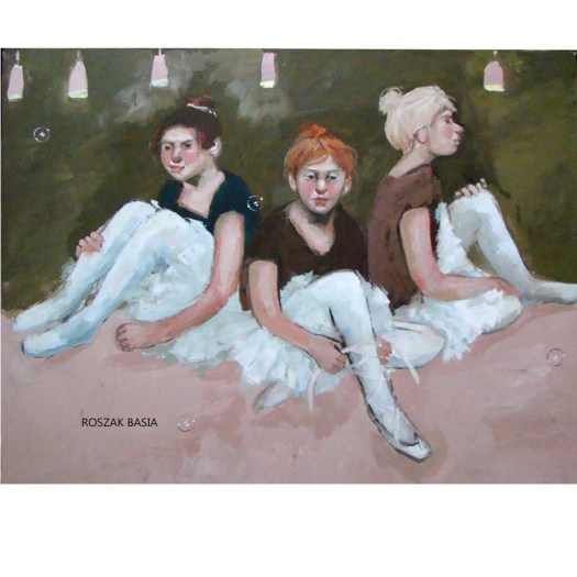 THE LAST PERFORMERS oil on canvas 90cmx100cm