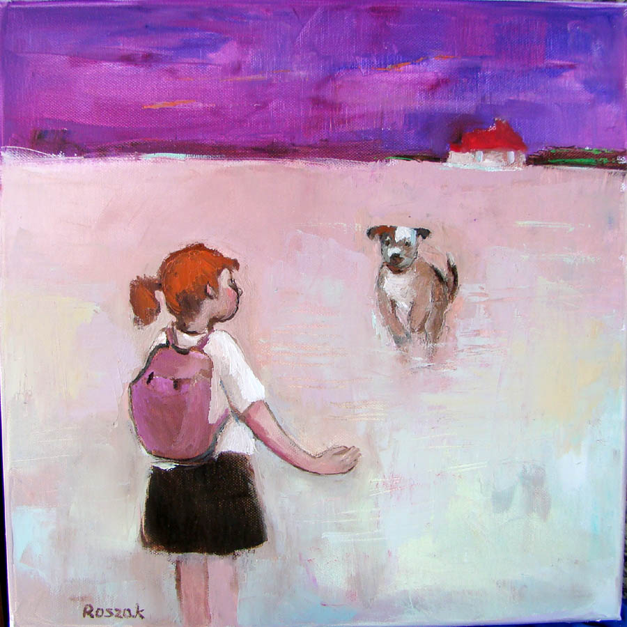 oil on canvas original artwork basia roszak