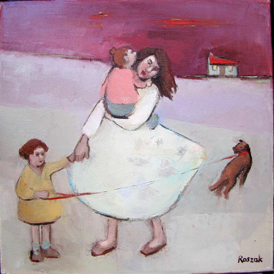 oil on canvas original work basia roszak