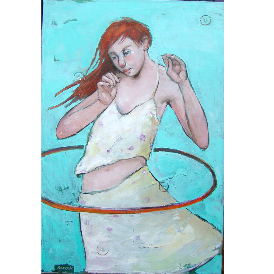 GIRL WITH HULA HOOP
