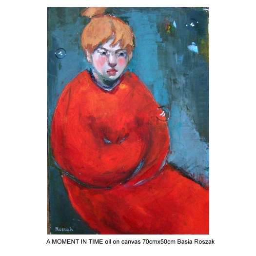 A MOMENT IN TIME oil on canvas 70cmx50cm £ 900