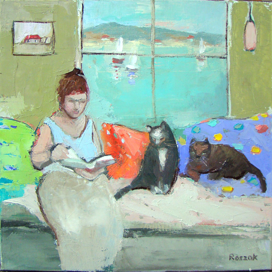 SUMMER oil on canvas 40cmx40cm