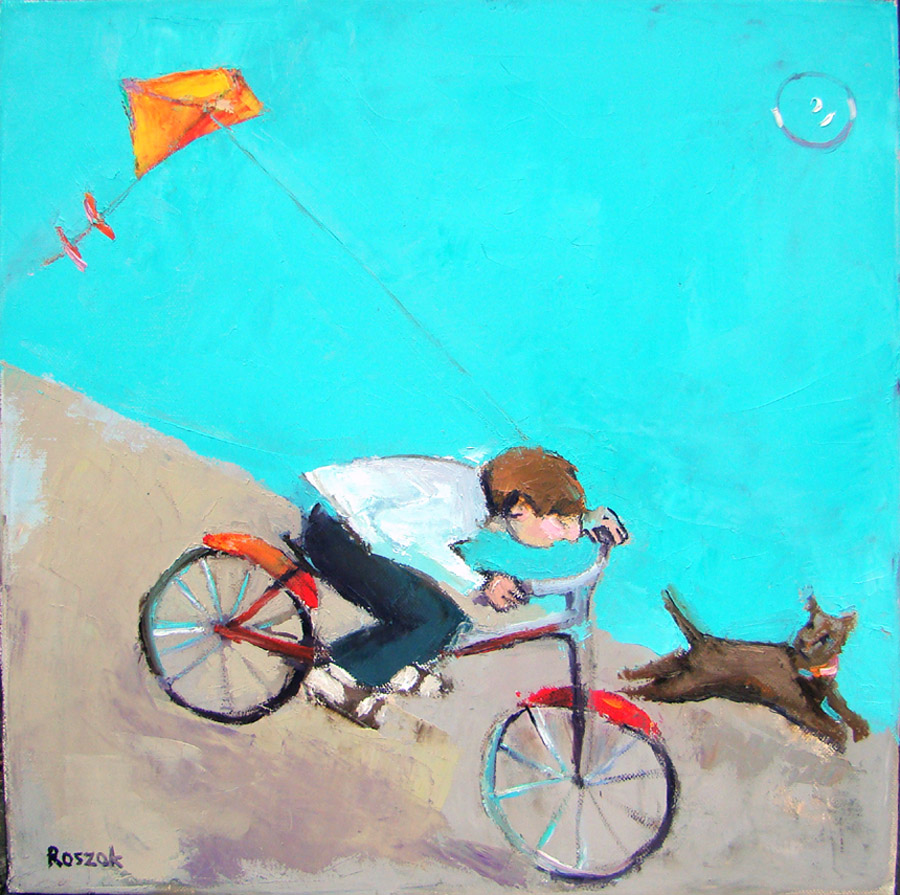 KITE oil painting on canvas