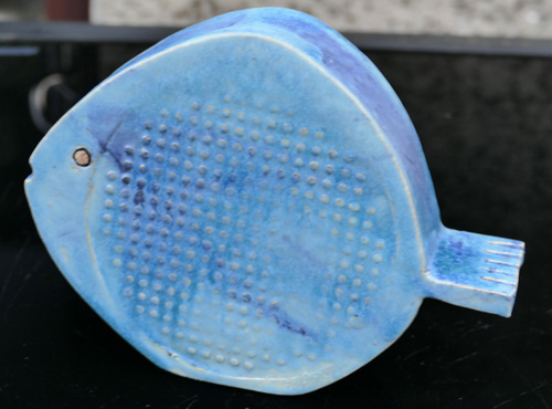 BLUE FISH ceramic h 17cm SOLD