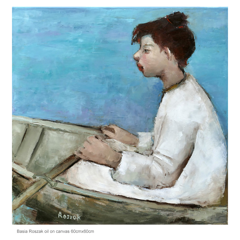 JOURNEY oil on canvas 60cmx60cm framed £1000