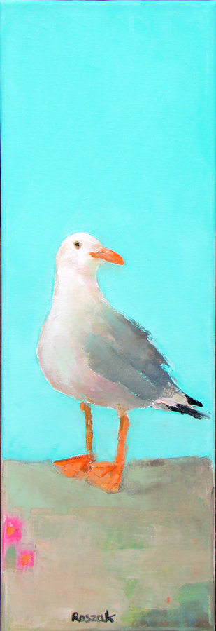 SEABIRD (1)oil on canvas 60cmx20cm