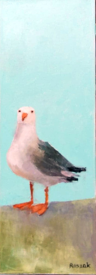 SEABIRD (2)oil on canvas 60cmx20cm