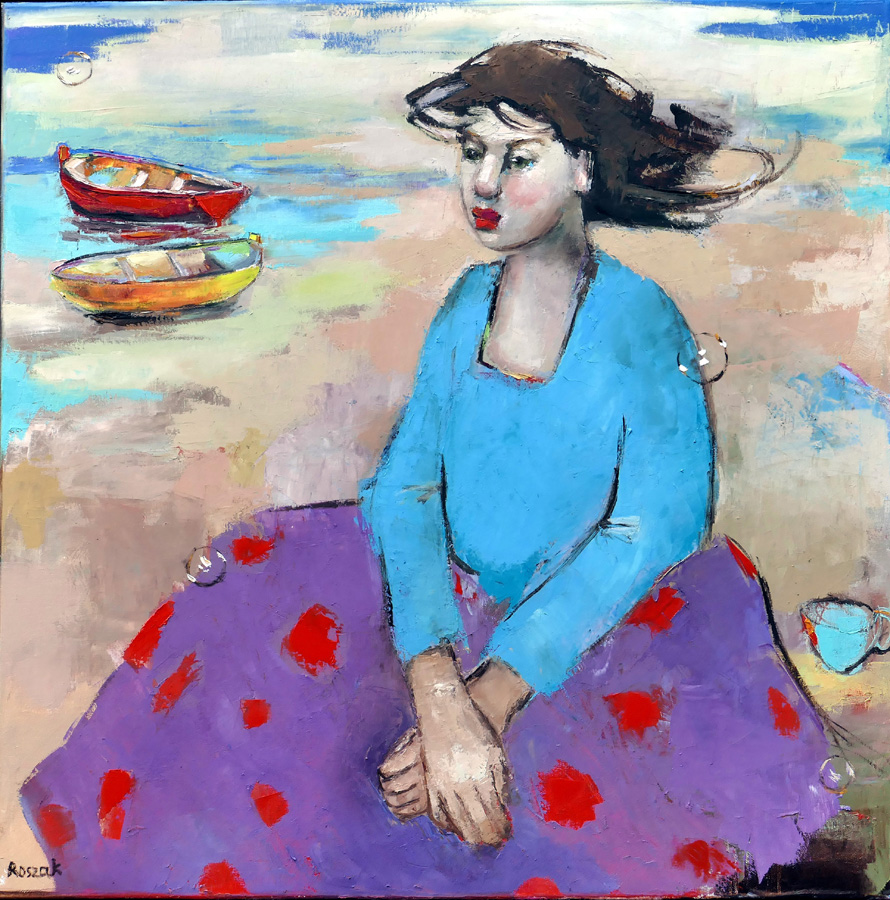 SPRING oil on canvas 76cmx76cm