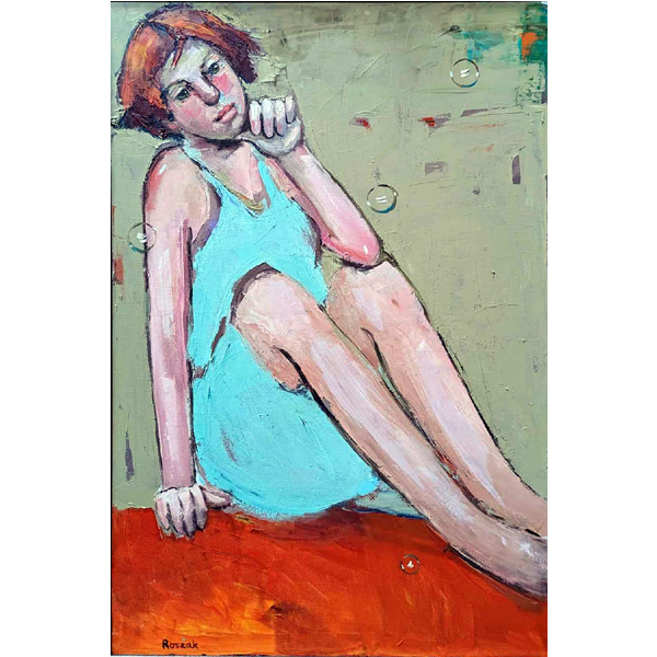 AT THAT MOMENT oil on canvas 90cmx60cm