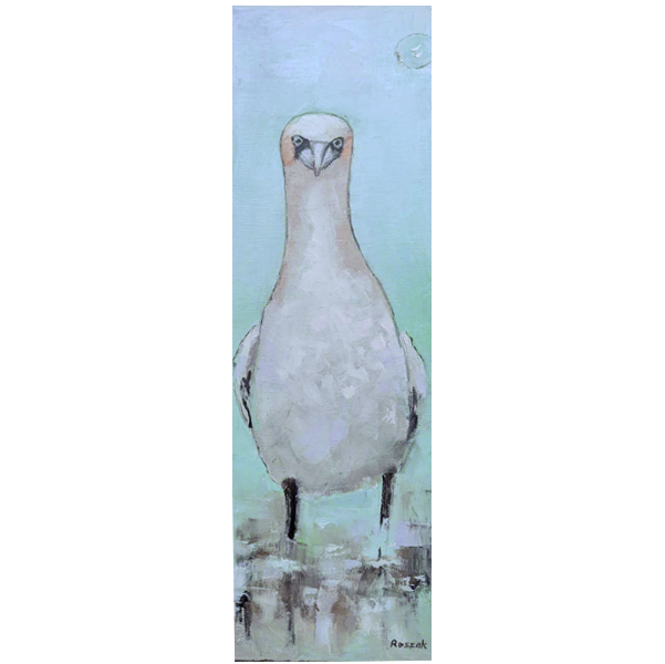 SEA BIRD oil on canvas 60cmx20cm