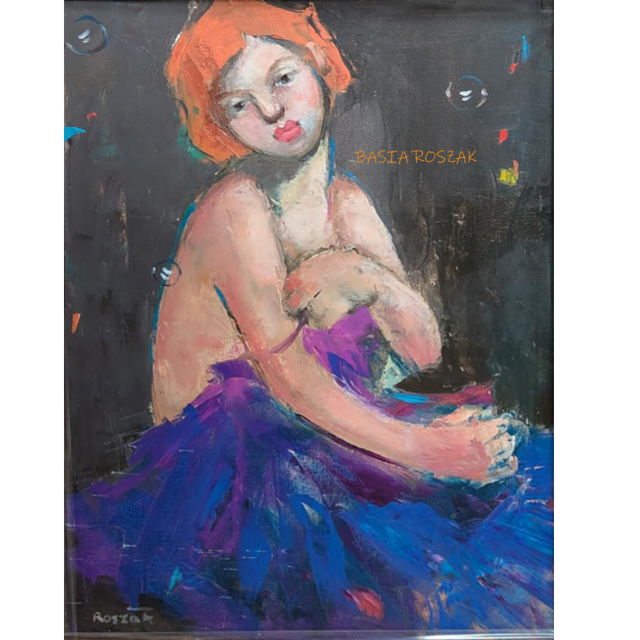 BROKEN STRAP oil on canvas 70X50cm